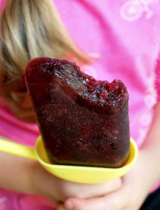 Immune Boosting Elderberry Juice Pops | Back To The Book Nutrition