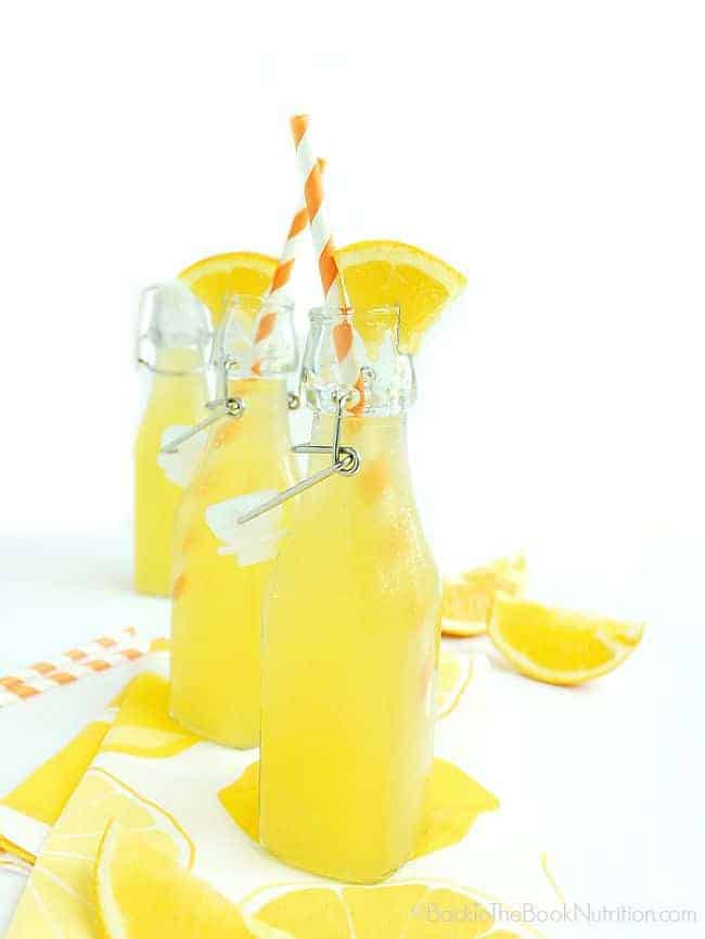 Naturally sweet orange soda fermented with whey to add probiotics for a healthy gut! | Back To The Book Nutrition