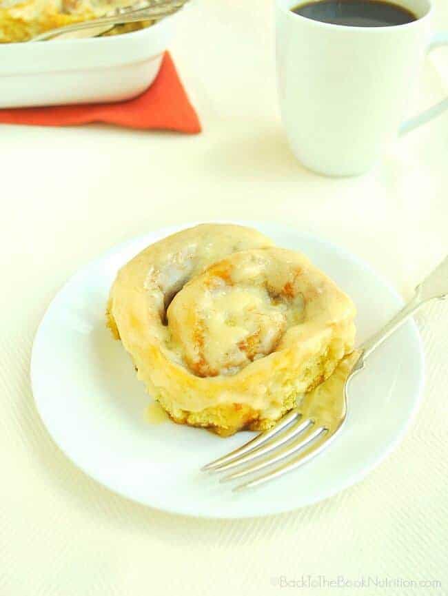 The absolute BEST Pumpkin Cinnamon Rolls ever, with Pumpkin Pecan Filling and Cream Cheese Icing | Back To The Book Nutrition