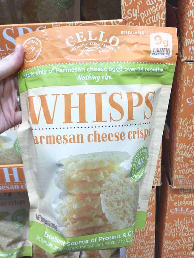 Healthy Parmesan Whisps snacks from Costco | Back To The Book Nutrition