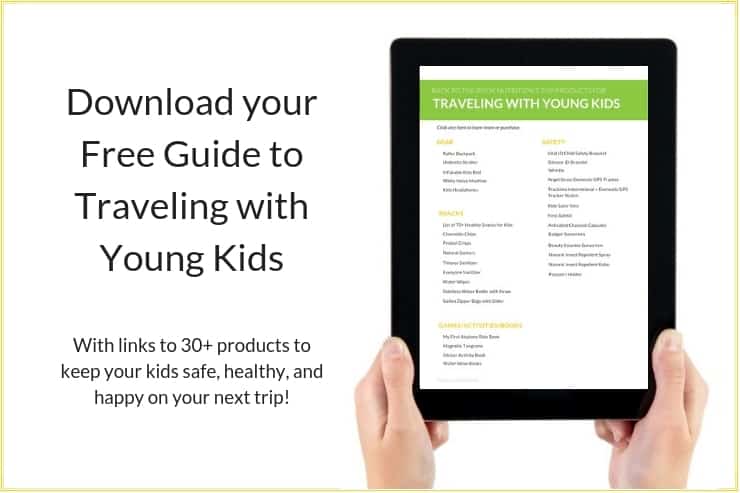 Click this image to download your Free Guide to Traveling with Young Kids