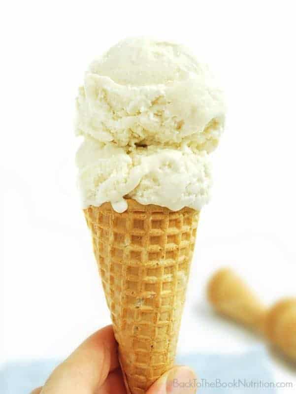 5 Minute Homemade Vanilla Ice Cream (an egg free, no cook recipe