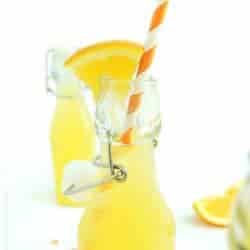 This easy homemade orange soda is super refreshing and is naturally fermented to add a healthy probiotic punch! | Back To The Book Nutrition