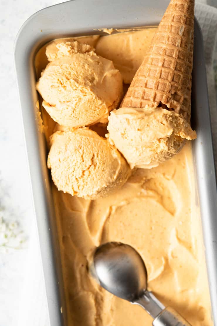 Easy Pumpkin Ice Cream 5 minute no churn recipe