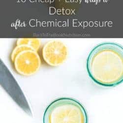 10 Cheap and Easy ways to Detox after Chemical Exposure | Back To The Book Nutrition