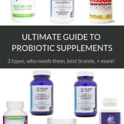 Collage of the best probiotic supplement brands