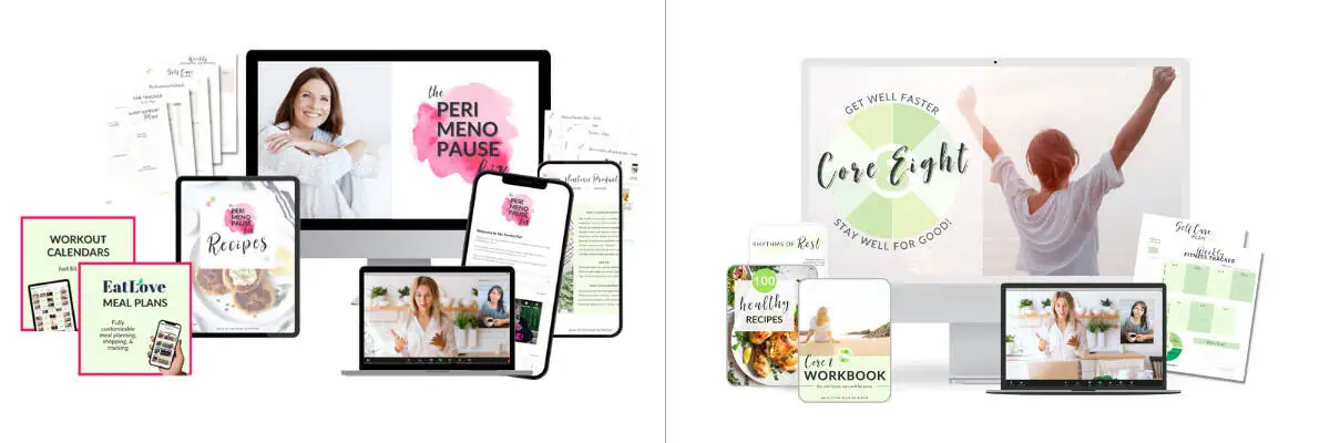 Choose from two 1:1 holistic nutrition services: The Perimenopause Fix or Core 8